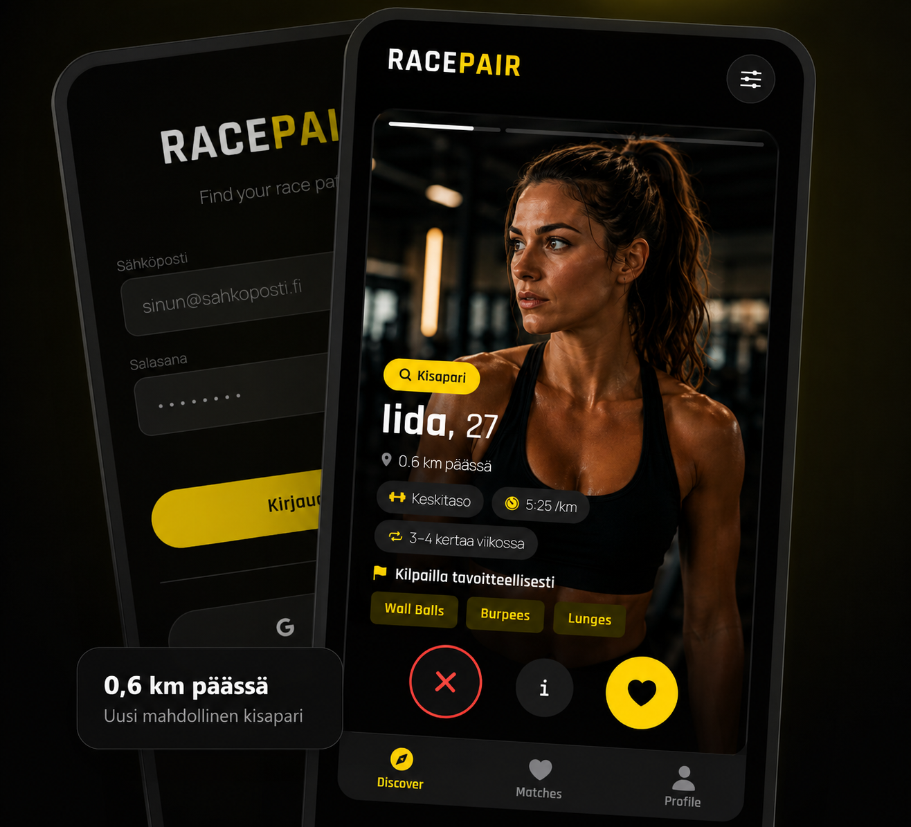 RACEPAIR app